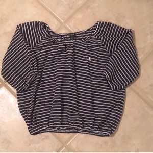 J. Crew Striped Blouse